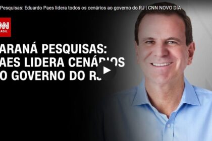 CNN Brasil cita pesquisa realizada para Paraná Pesquisas no Estado do Rio de Janeiro.