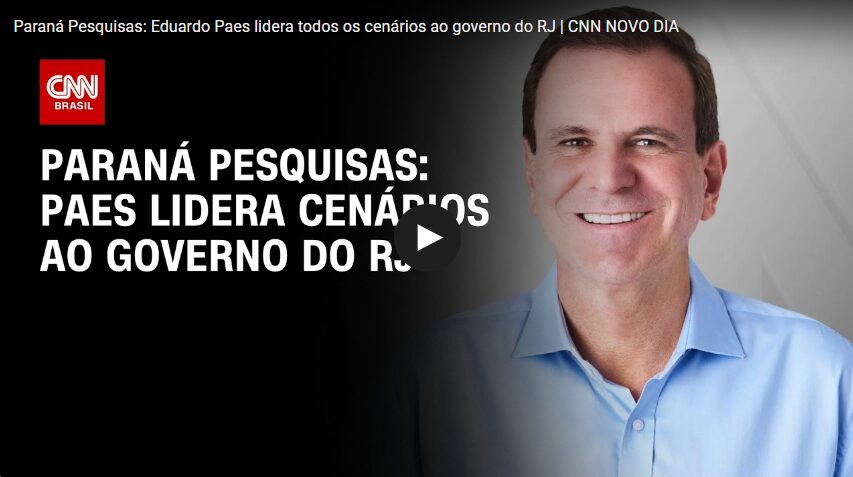 CNN Brasil cita pesquisa realizada para Paraná Pesquisas no Estado do Rio de Janeiro. 1 CNN Brasil cita pesquisa realizada para Paraná Pesquisas no Estado do Rio de Janeiro.