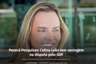 GPS Brasília cita pesquisa realizada para Paraná Pesquisas no Distrito Federal.