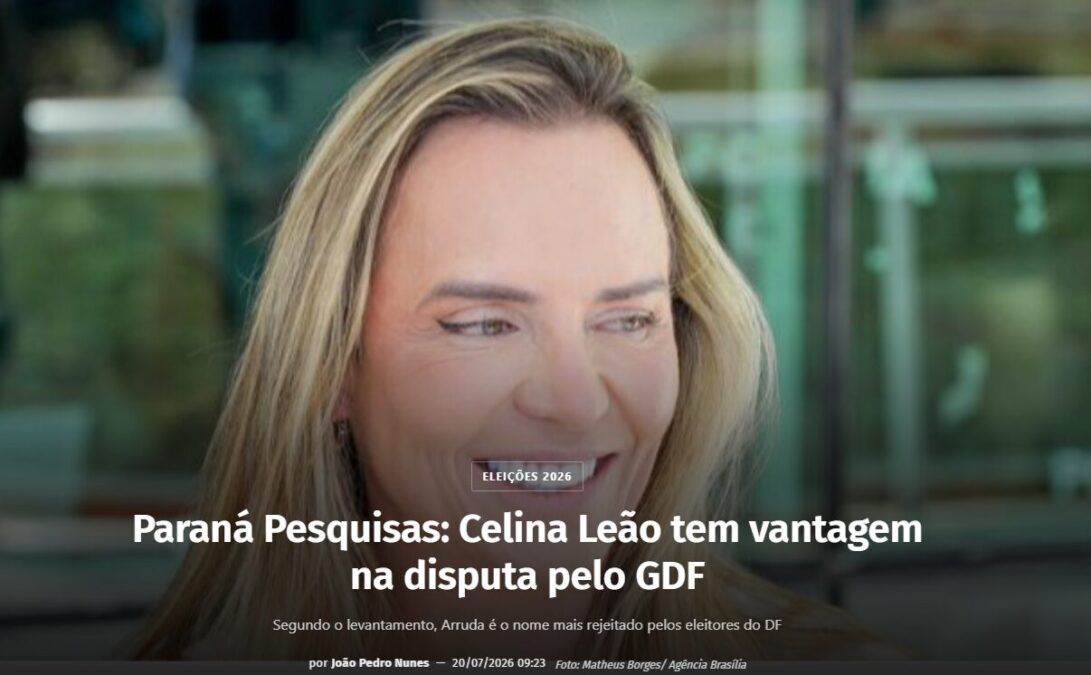GPS Brasília cita pesquisa realizada para Paraná Pesquisas no Distrito Federal. 1 GPS Brasília cita pesquisa realizada para Paraná Pesquisas no Distrito Federal.